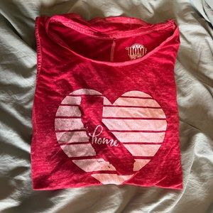 Home Free California Lightweight Red Tank top